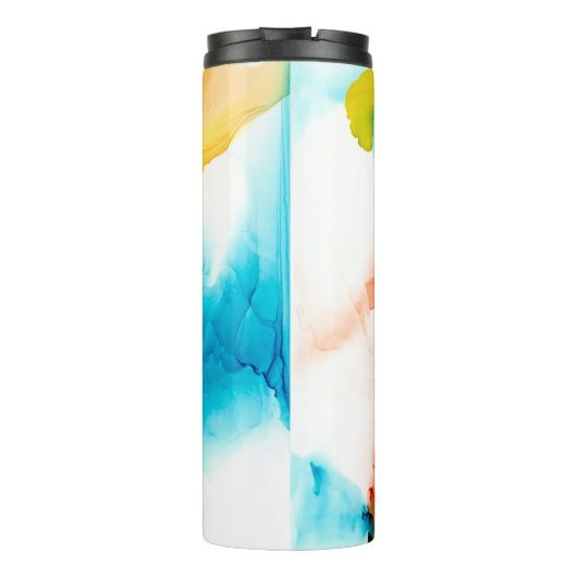 Primaire plug - Waterverven Thermosbeker (Achterkant)