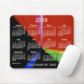 Primaire Point Calendar 2019 van Janz Muismat (Met muis)