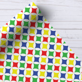 Primaire Rainbow Diamonds Verjaardagspatroon Cadeaupapier