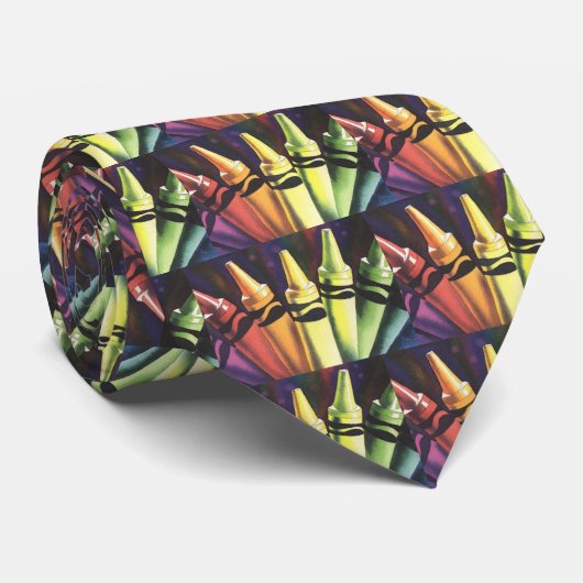 Primaire Reasoning Crayon Waterverf Art Stropdas (Opgerold)