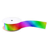 Primaire regenbooggradiënt satijnen lint (Spoel)