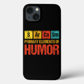 Primaire Sarcasm-elementen van de Humor Case-Mate iPhone Case (Achterkant)