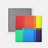 Primaire secundaire Tertiaire Kleur. Abstract ontw Magneet (Voorkant / Achterkant)