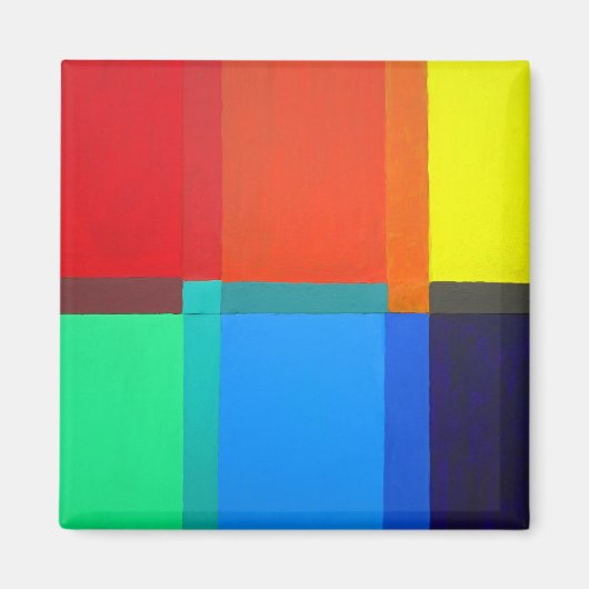 Primaire secundaire Tertiaire Kleur. Abstract ontw Magneet (Voorkant)