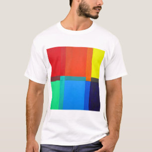 Primaire secundaire Tertiaire Kleur. Abstract ontw T-shirt