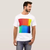Primaire secundaire Tertiaire Kleur. Abstract ontw T-shirt (Voorkant volledig)