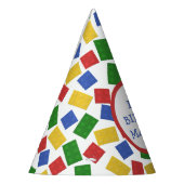 Primaire Speelgoed Bouwstenen Patroonafdrukken Feesthoedjes (Links)