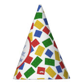 Primaire Speelgoed Bouwstenen Patroonafdrukken Feesthoedjes (Rechts)