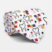 Primaire tandheelkundige / Moderne geometrische Stropdas (Opgerold)