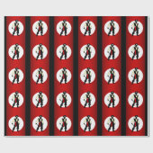 Primaire themafartij | silhouet cadeaupapier (Vlak)