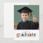 Primaire Waterverf geschilderd voorschoolse Afstud Kaart (Voorkant / Achterkant)