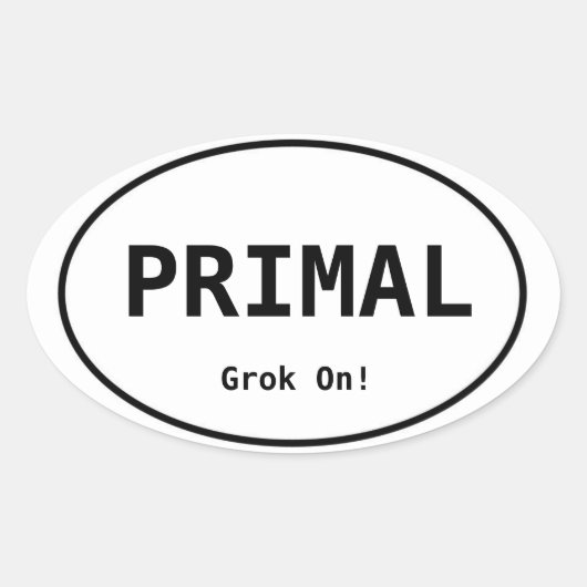 Primal Car Sticker (Voorkant)