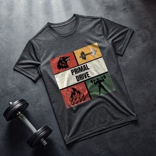 Primal Drive Gym T-shirt – Savage Alpha Workout 