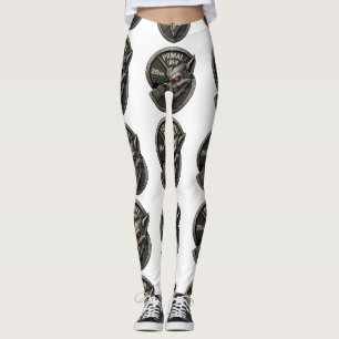 Primal Iron Wolf Gym Gewichtplaat Grafische T-Shir Leggings