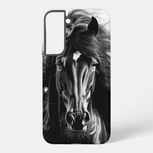 Primal Power 001 – zwarte Paard Samsung Galaxy Hoesje
