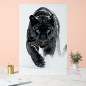 Primal Power 002 – zwarte panter Acryl Bord (Huwelijk)