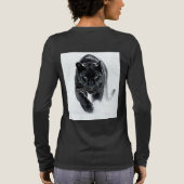 Primal Power 002 – Zwarte Panter Tri-Blend Shirt (Achterkant)
