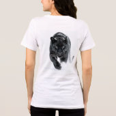 Primal Power 002 – Zwarte Panter Tri-Blend Shirt (Achterkant)