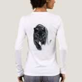 Primal Power 002 – Zwarte Panter Tri-Blend Shirt (Achterkant)