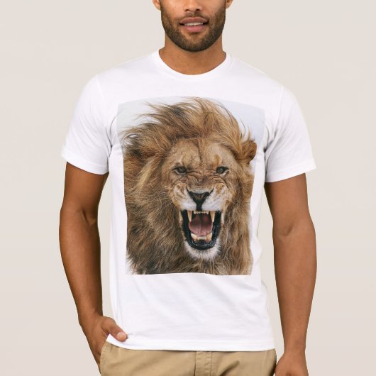 Primal Power 003 – Leeuw T-shirt (Voorkant)