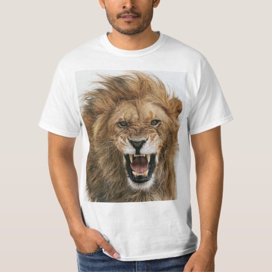 Primal Power 003 – Leeuw T-shirt (Voorkant)