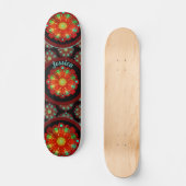 Primal Rhythms Mandala-patroon  Persoonlijk Skateboard (Voorkant)