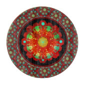 Primal Rhythms Mandala Pattern Snijplank (Voorkant)