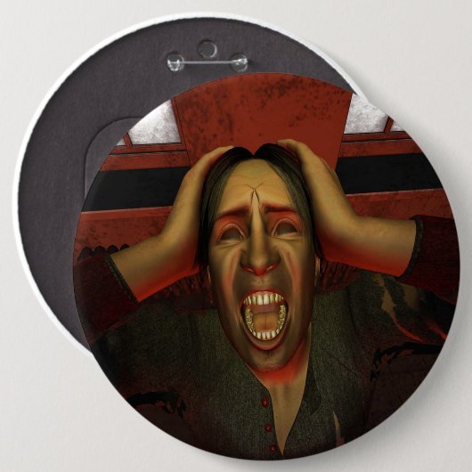 Primal Scream Ronde Button 6,0 Cm (Voorkant /achterkant)