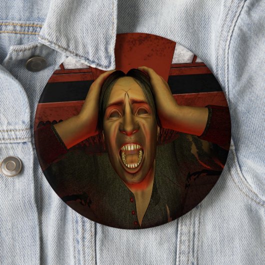 Primal Scream Ronde Button 6,0 Cm (In situ)