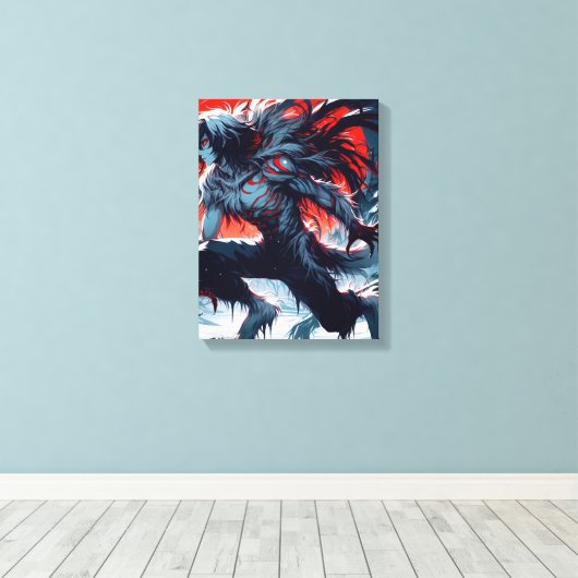 Primal Unleashed Canvas Afdruk (Insitu (Houten vloer))