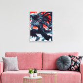 Primal Unleashed Canvas Afdruk (Insitu (Woonkamer))