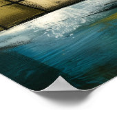 Primal Voyage — Abstract Expressionist Sailboat Poster (Hoek)