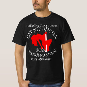 PrimAlaska Catalina Tonijn Mixer Kat Diner Feestje T-shirt