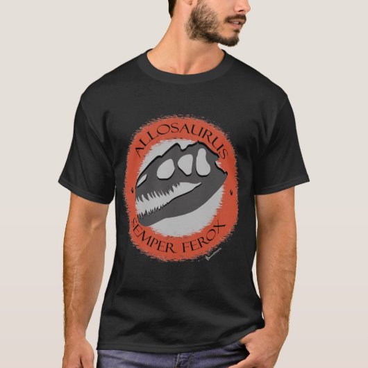 PRIMALBEASTS "Allosaurus Semper Ferox" T-shirt (Voorkant)