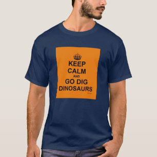 PRIMALBEASTS HOUDEN KALM EN DIG! T-shirt! Oranje T-shirt