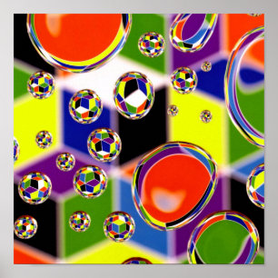 Primary Colors Art Poster