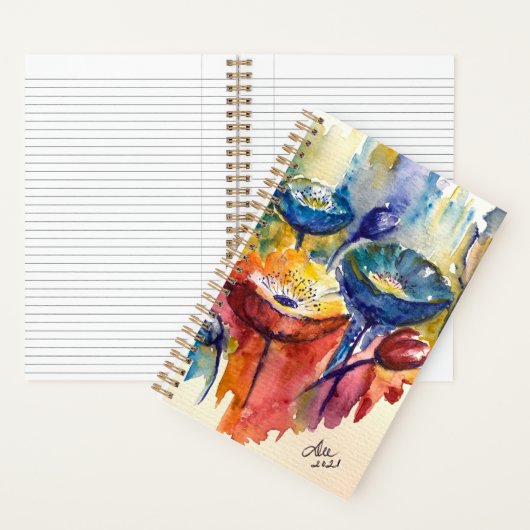 Primary Flowers Spiraal Notitieboek (Binnen)