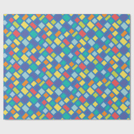 Primary Party Checkerboard Kinderen  Cadeaupapier