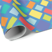 Primary Party Checkerboard Kinderen  Cadeaupapier (Rol Hoek)