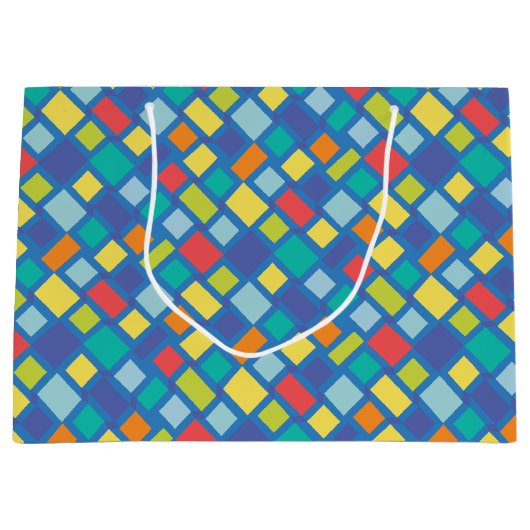 Primary Party Checkerboard Kinderen  Groot Cadeauzakje (Voorkant)