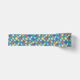 Primary Party Checkerboard Kinderen Grosgrain Lint