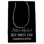 Primaste kleutertjes voor predikant — Eenvoudig pe Medium Cadeauzakje (Voorkant)