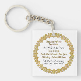 Primaste Sleutelhanger voor installatie van pastor