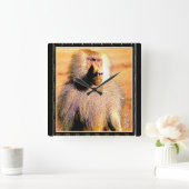 Primate Models: Hamadryas baboon 01 Vierkante Klok (Huis)