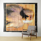 Primate Models: Hamadryas baboon 01 Wandkleed (In Situ (horizontaal))