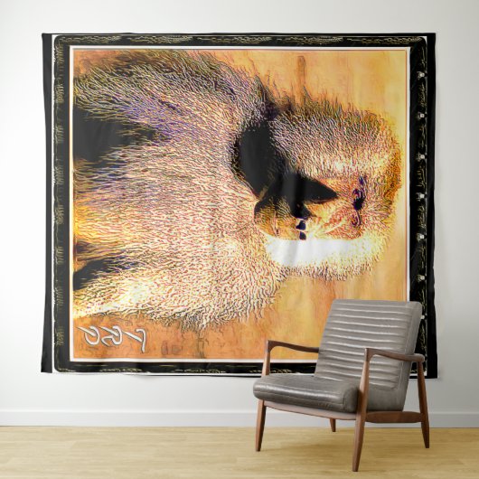 Primate Models: Hamadryas baboon 01 Wandkleed (In Situ (horizontaal))