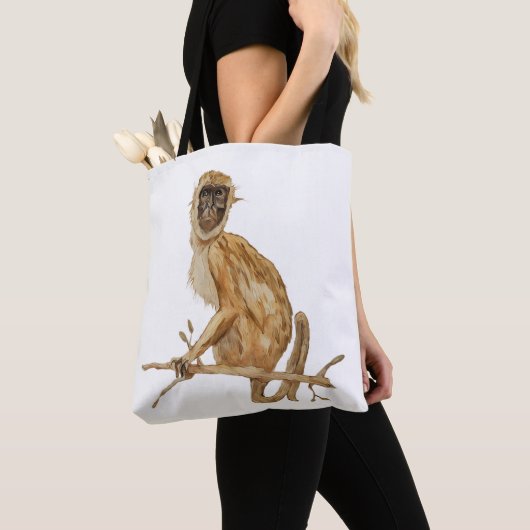 Primate Proclivity Monkey Tote Bag (Dichtbij)