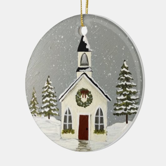 Primative Church Ornament (Links)