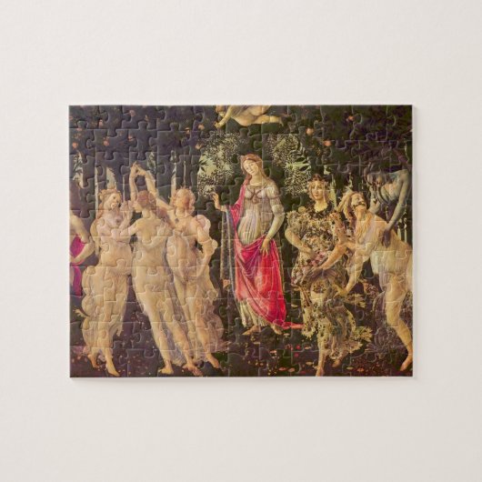 Primavera, Allegorie van de Lente door Sandro Bott Legpuzzel (Horizontaal)