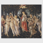 Primavera, Allegory of Spring by Sandro Botticelli Cadeaupapier (Vlak)